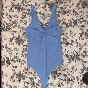 BNWOT A&F tie-front bodysuit